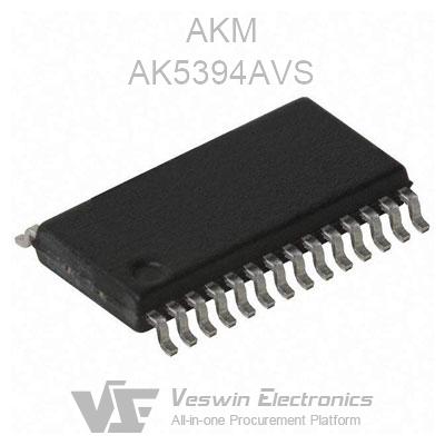 AK5394AVS ADC 24 bit 1k ~ 216k Serial 28-SOP 