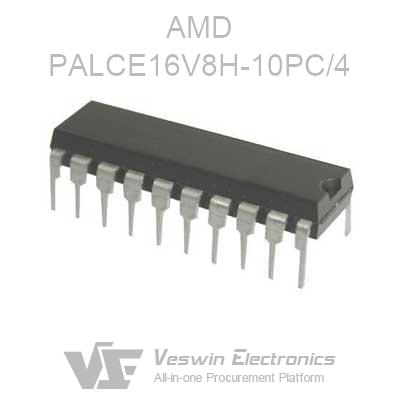 PALCE16V8H-10PC/4 AMD DIP-20,EE CMOS Zero-Power 20-Pin 