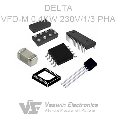 VFD-M 0.4KW 230V/1/3 PHA