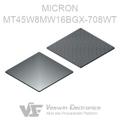 2PCS X MT45W8MW16BGX-708W BGA Micron 