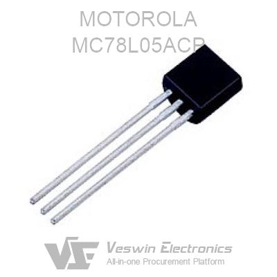 MC78L05ACP Positive Voltage Regulator By Motorola 700220372078 4pk 
