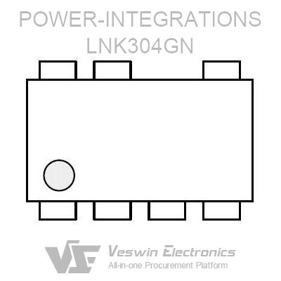 LNK304GN  LNK304G  Off-Line-Switcher  SMD8  Power Integration  NEW 1 pc 