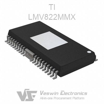 LMV822MMX Low Voltage Low Power R-to-R Output 5 MHz Op Amps 