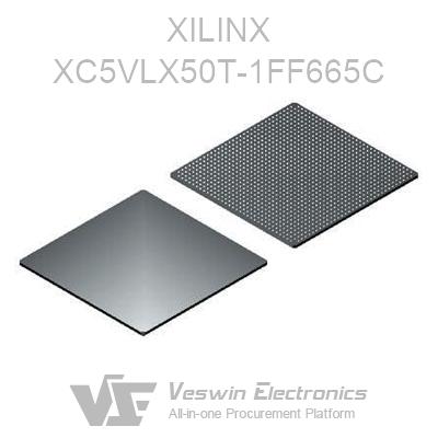 XC5VLX50T-1FF665C